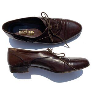 Peter Huber Men’s Brown Leather Lace-Up Dress Shoes 10.5